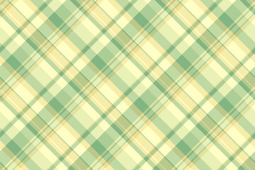Livingroom texture fabric tartan, soft background vector textile. Celebrate check seamless pattern plaid in light and yellow colors.