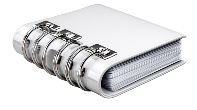 The Encrypted Journal: An elegant and secure journal, its pristine pages encased within a modern binding system, perfect for safeguarding sensitive thoughts and valuable ideas. 