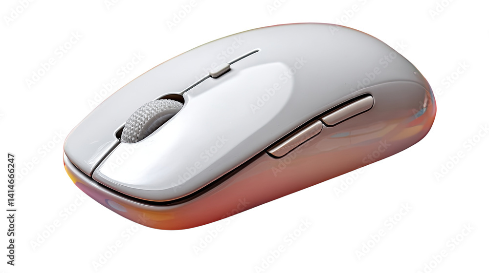 Poster wireless computer mouse: a sleek, modern, and wireless computer mouse is captured, symbolizing techn