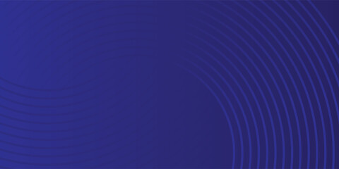 Dark blue abstract background with glowing geometric lines. Modern shiny blue diagonal rounded lines pattern.