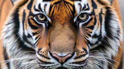 Fototapeta premium Majestic Tiger Close Up Portrait.