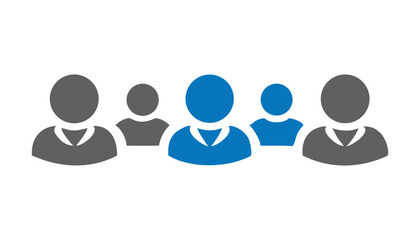 User icon vector set, Profile, and people