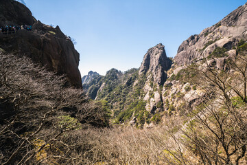 Majestic Mountain Scenery of Huangshan National Park