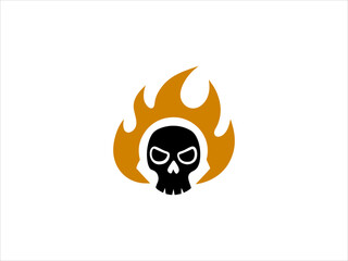 Fiery Skull Graphic Design