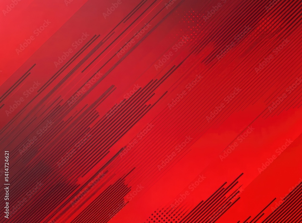 Aufkleber abstract red diagonal lines pattern, modern striped backdrop design, gradient effect