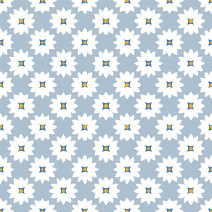 Obraz premium Azulejo tile, seamless pattern, portugues design
