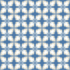Azulejo tile, seamless pattern, portugues design