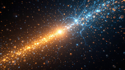 Dense accumulation of radiant celestial bodies, creating a seemingly solid curtain of light against the void
