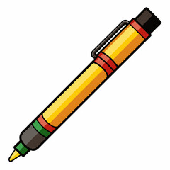 Penlight isolated on white background