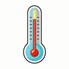 Thermometer isolated on white background