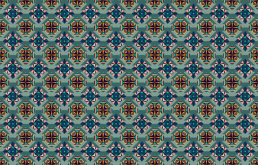 tribal ethnic themes geometric seamless background with a Peruvian american indigenous pattern. Textile print with rich native American tribal themes in an ethnic traditional style. 