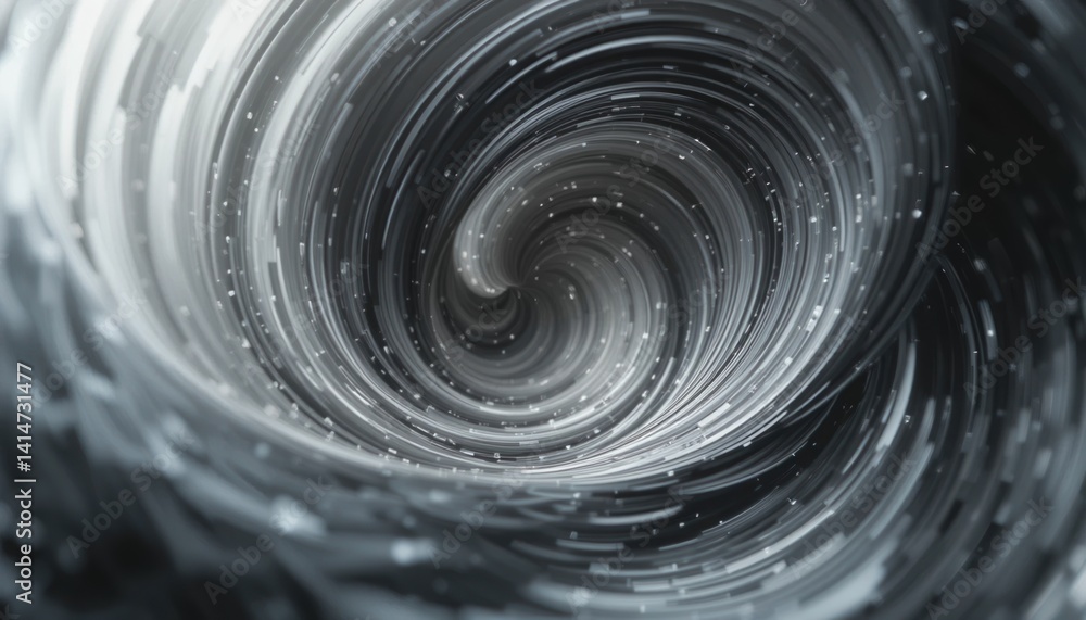 Aufkleber swirling vortex animation depicting energy dynamics abstract digital art virtual space sci-fi enviro