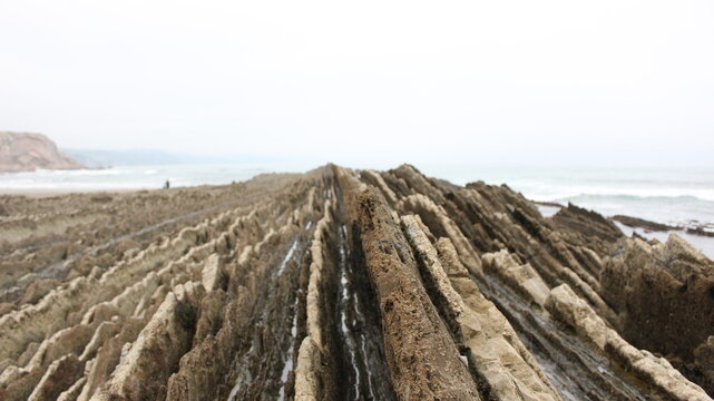 Flysch de Zumaia in Basque Country