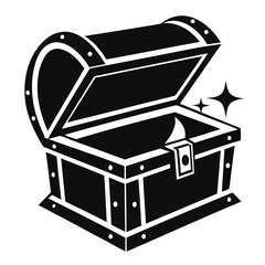 treasure chest vector illustration
