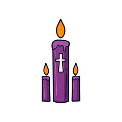 Hand-Drawn Easter Sunday Illustration