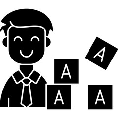 Dictionary Icon Vector Element