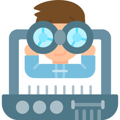 Observation Icon Vector Element