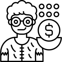 Poverty Icon Vector Element