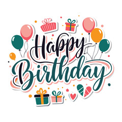 Happy Birthday Greeting Card Design