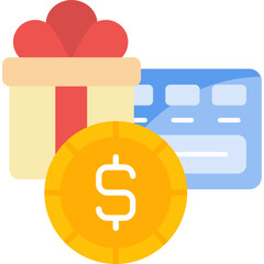 Cashless Icon Vector Element