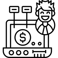 Consultant Icon Vector Element