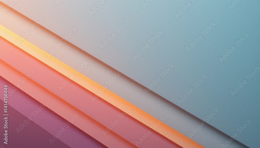 Poster Dynamic colorful design elements with layered textures abstract background graphic art modern aesthetic digital perspective visual concept
