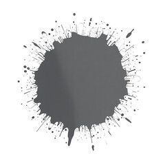 Obraz premium Gray_Paint_Splatter_Ink_Blot_Grunge_Texture_Background_Design
