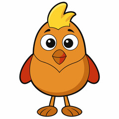funny chicken cartoon