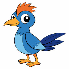 blue bird cartoon