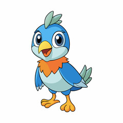 blue bird cartoon