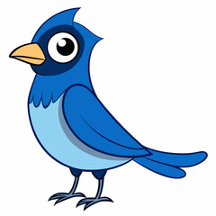 blue bird cartoon