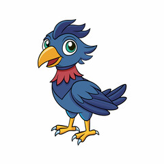 funny parrot cartoon