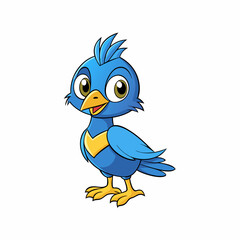 blue bird cartoon