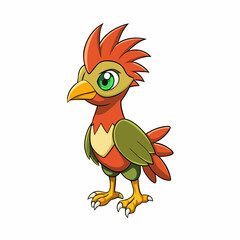 funny cartoon rooster