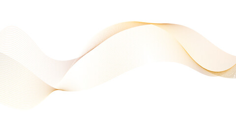 Luxury yellow golden wavy curve lines background. Digital futuristic technology concept. Gradient banner background.  Science, banner, business, poster, template, music background.