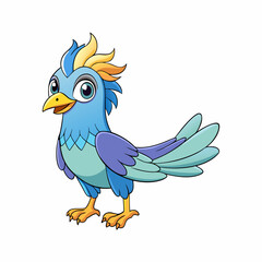 blue bird cartoon