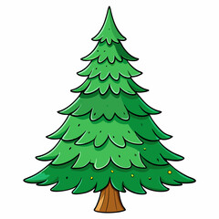 christmas tree vector