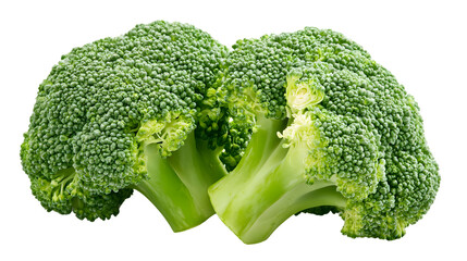 Fresh Broccoli Isolated on White Background for Healthy Eating Concepts