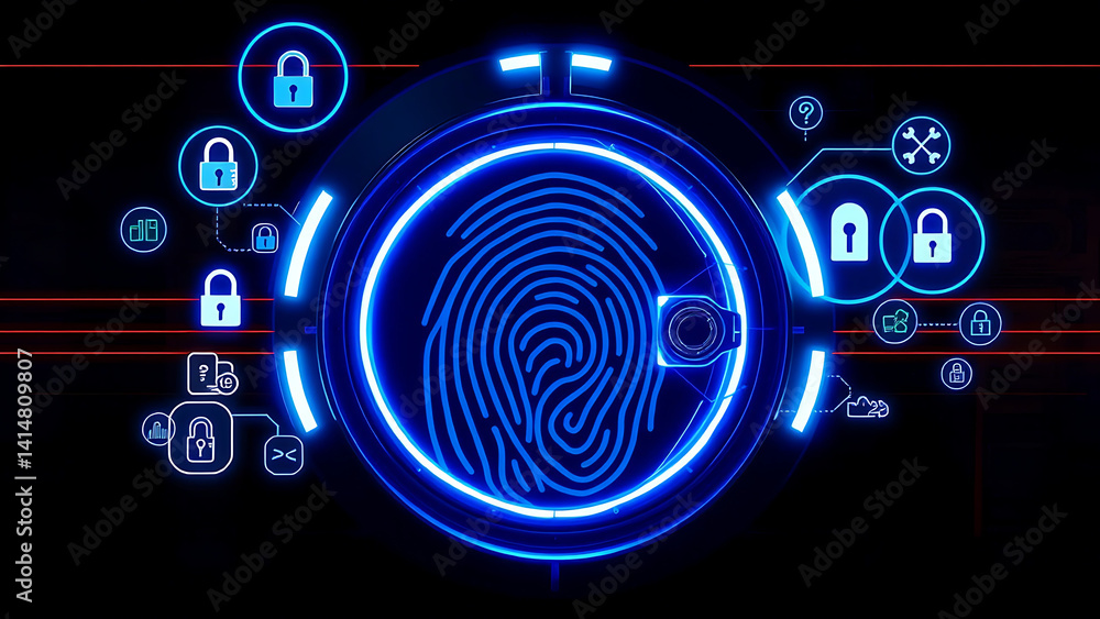 Poster this world password day unlock the future of strong security with the fingerprint vault explore biom