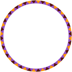 Halloween Round Border