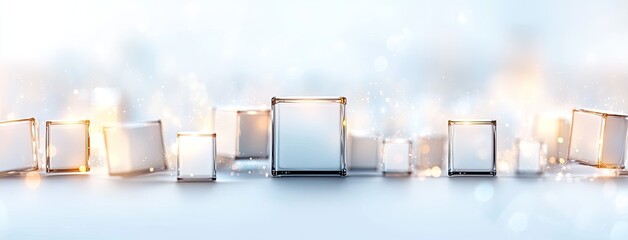 Futuristic abstract design featuring colorful cubes and lines, highlighting technology and data center aesthetics