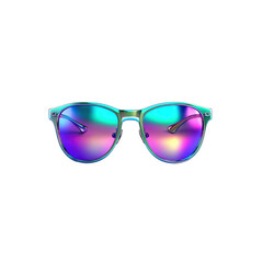 Iridescent Rainbow Sunglasses, Trendy Summer Eye Wear