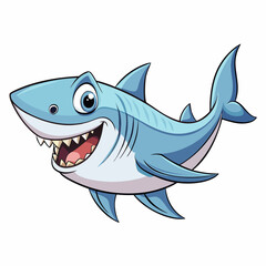 shark, fish, animal, sea, cartoon, vector, illustration, ocean, isolated, white, dolphin, water, fin, underwater, blue, predator, nature, danger, teeth, marine, art, swimming, wildlife, dangerous, ico