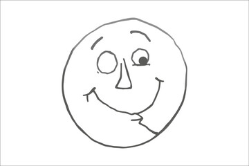 Childish Hand Drawn Vector Clipart | Beginner Doodles of Fruits, Cars, Stars, House, Heart, and More Kids Art Vector Bundle | Cute & Imperfect First-Time Drawings &ndash; Banana, Moon, Car, Table, Footp