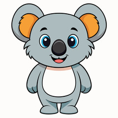 Fototapeta premium cartoon, animal, vector, bear, baby, illustration, mouse, teddy, toy, art, cute, character, rat, koala, love, fun, funny, mammal, drawing, elephant, isolated, pet, panda, heart, smile