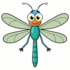 Fototapeta premium dragonfly vector illustration