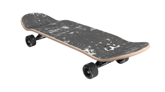 Professional Skateboard Isolated on White Background for Skating Enthusiasts