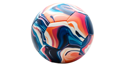 Professional Soccer Ball Isolated on White Background for Sports Advertising Campaigns