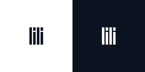 Minimal creative initial letters II logo.