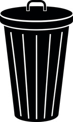 vector trash can icon